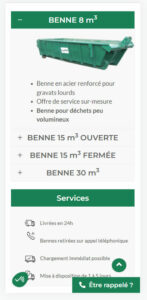 version-mobile Allo-Benne version mobile